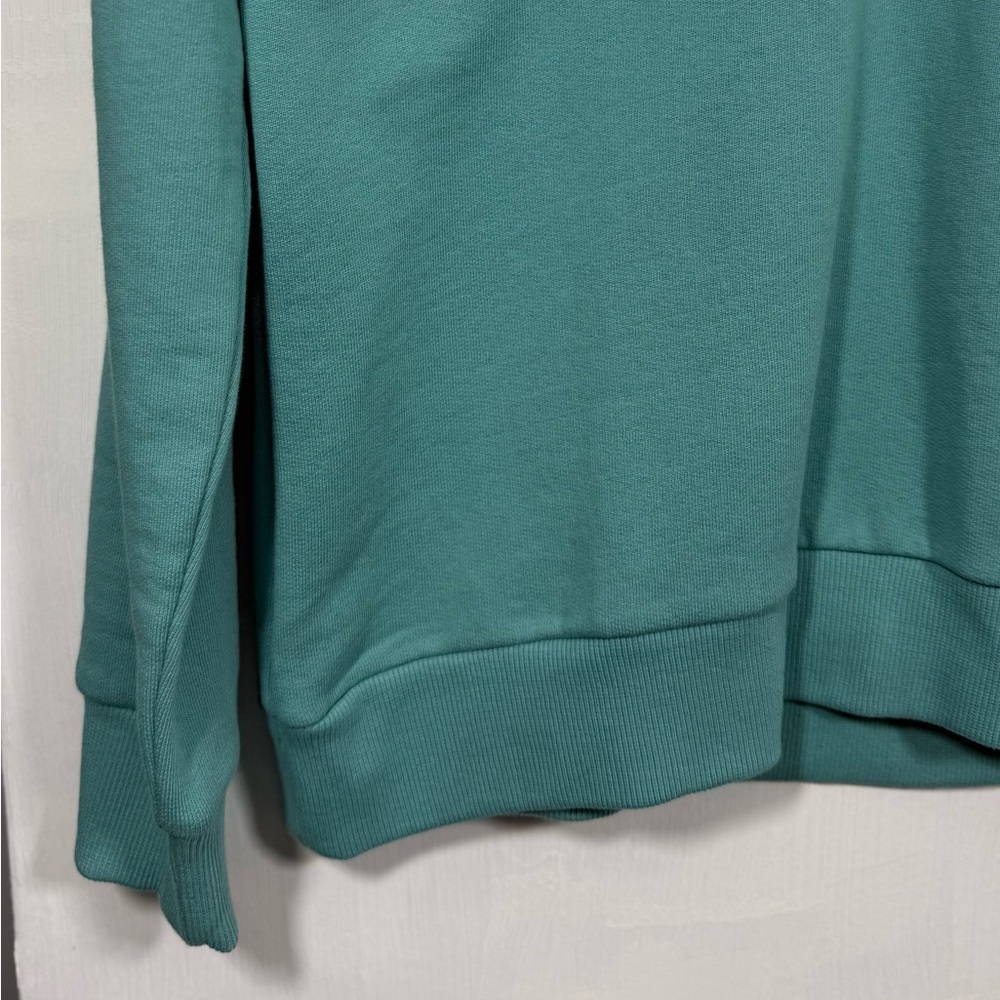 Jag Jeans Women's V-Neck Teal Hoodie Pullover - Picture 4 of 10